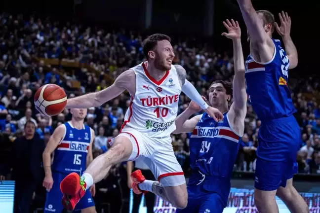 A Erkek Basketbol Milli Takımı, İzlanda Mağlubiyetiyle Elemeleri 3. Sırada Tamamladı