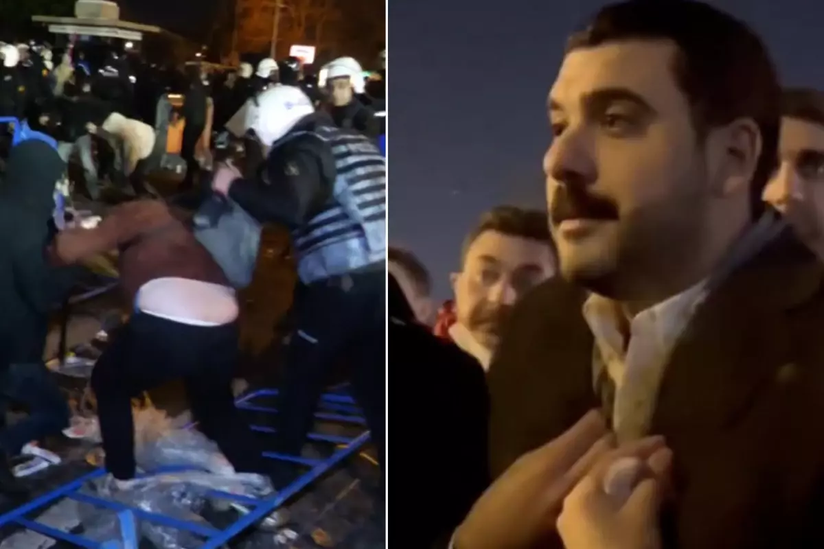 Eylemcilerden CHP’li vekile: Dokunulmazlığınız var önden yürüseniz…
