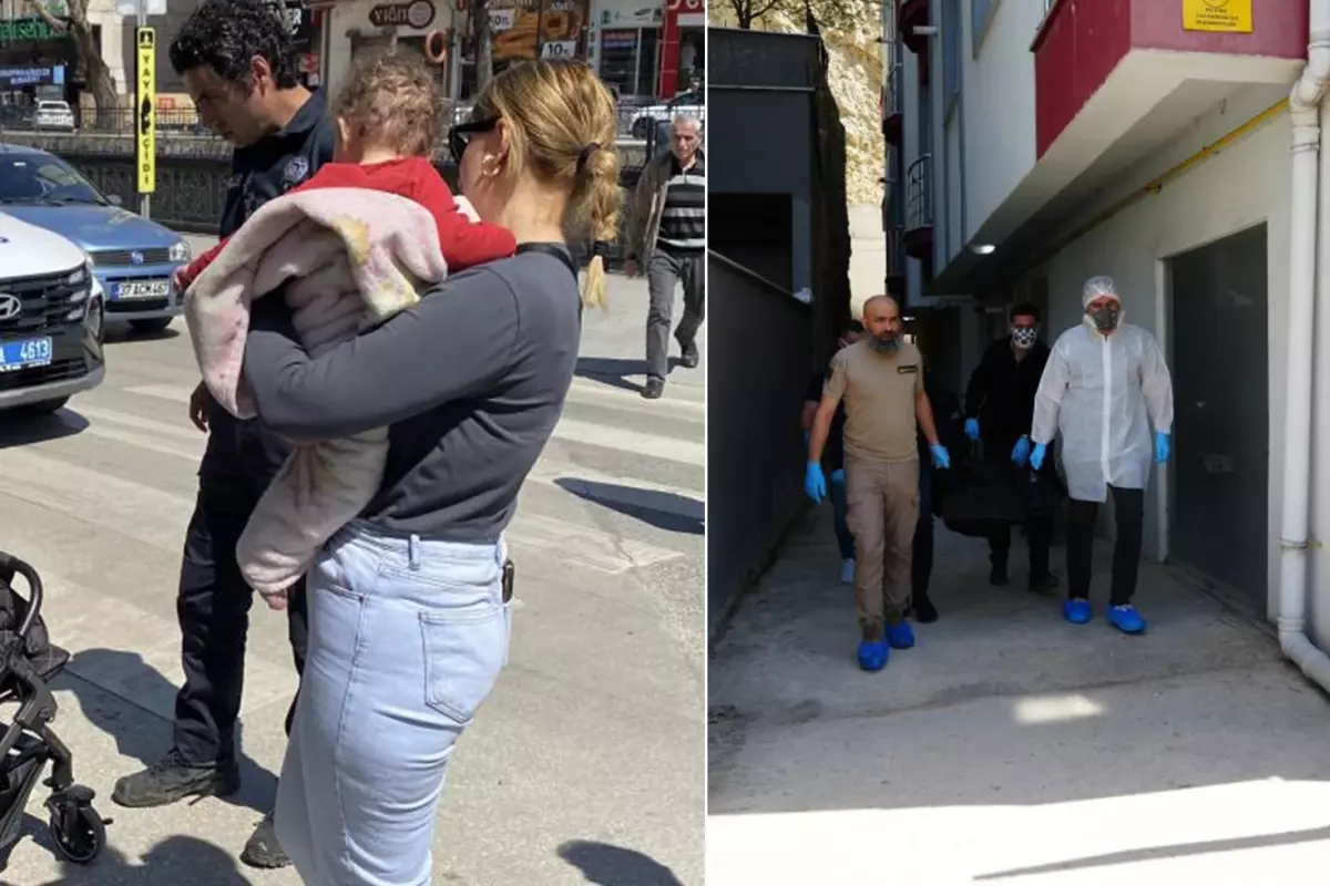 Henüz 1,5 yaşında! Hamile annesinin cesediyle aynı evde 10 gün