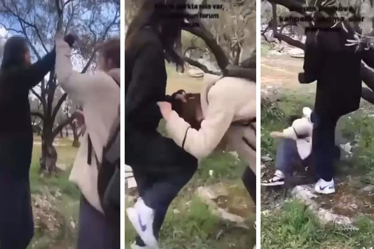 13 yaşındaki kız, arkadaşına dehşeti yaşattı