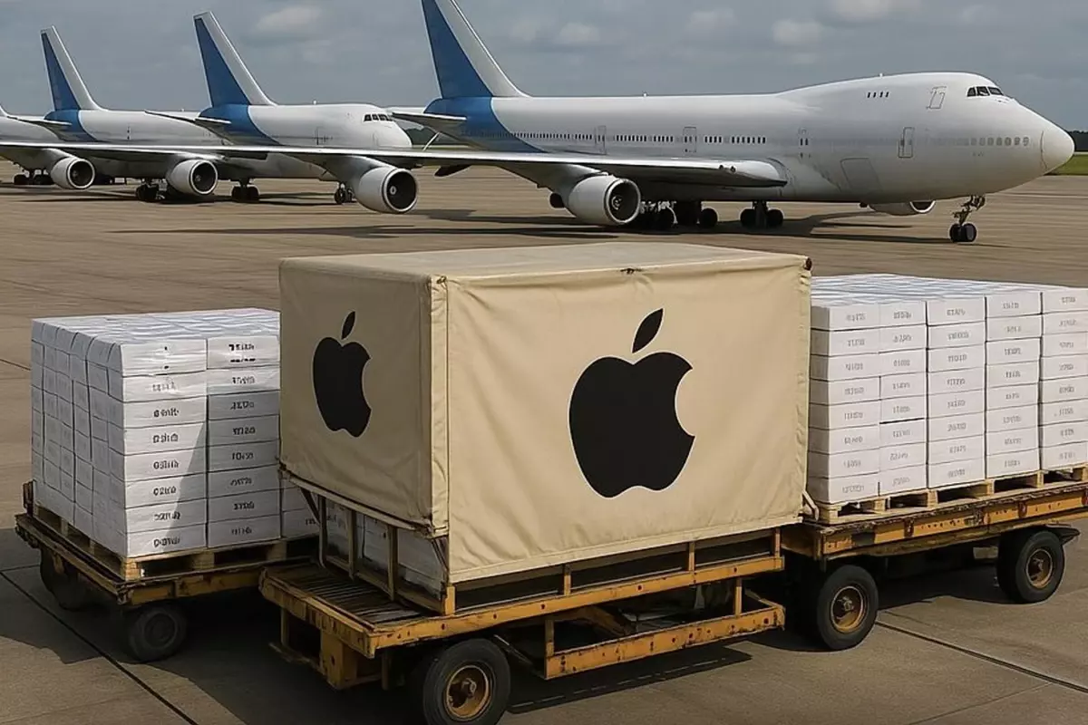 Apple, 5 uçak dolusu iPhone’u ABD’ye transfer etti