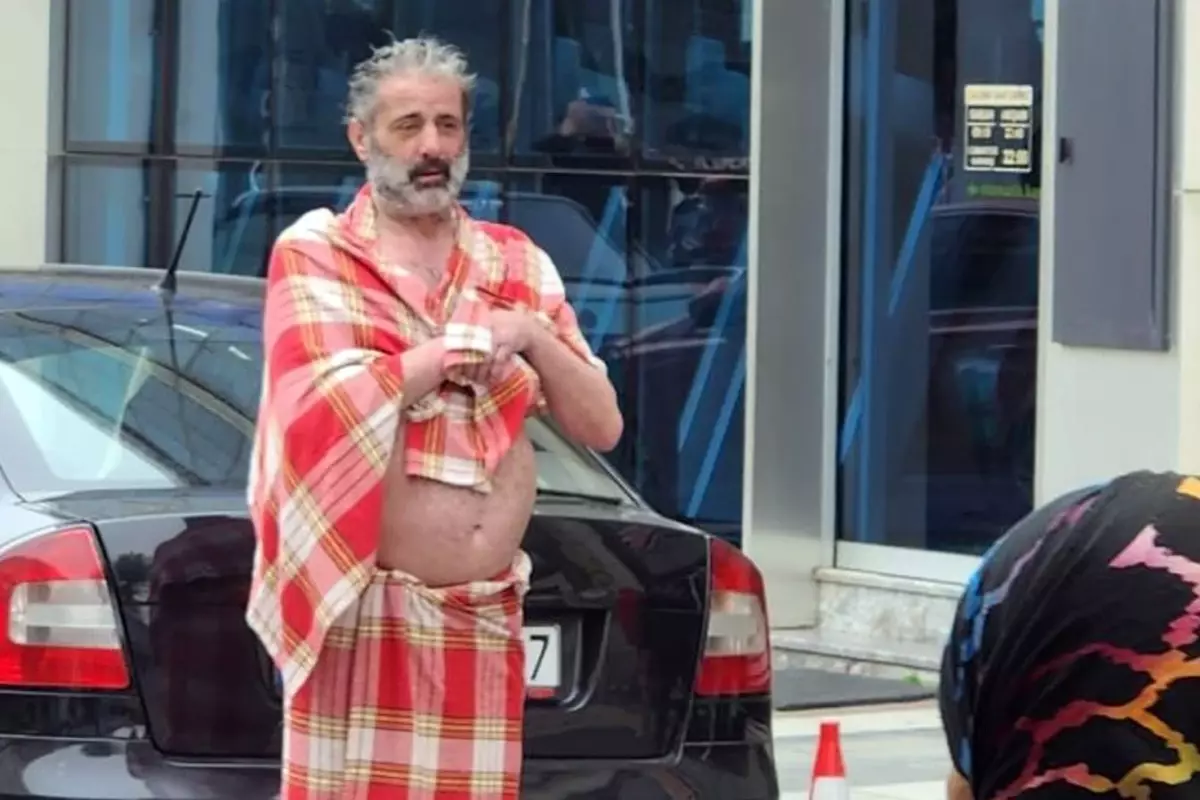Görüntü İstanbul’dan! Depreme hiç olmayacak yerde yakalandı