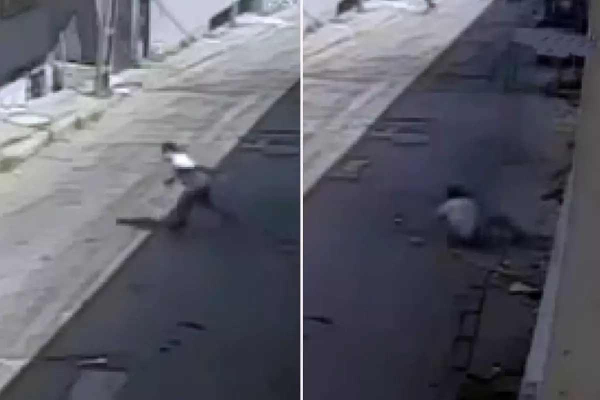Depreme çalışırken yakalanan işçi, hiç düşünmeden binadan atladı